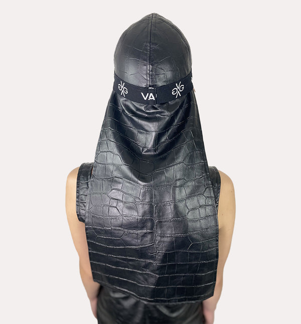 Croco vegan black durag