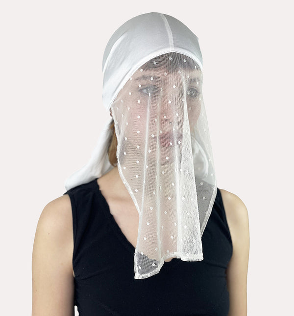 Sexy dots durag white