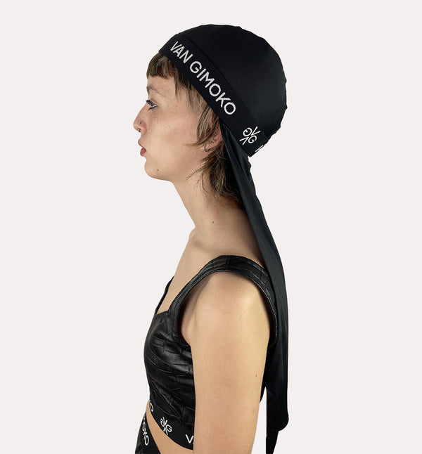 Classic elastic black durag