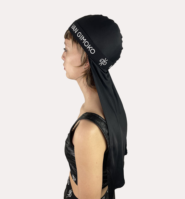 Classic elastic black durag